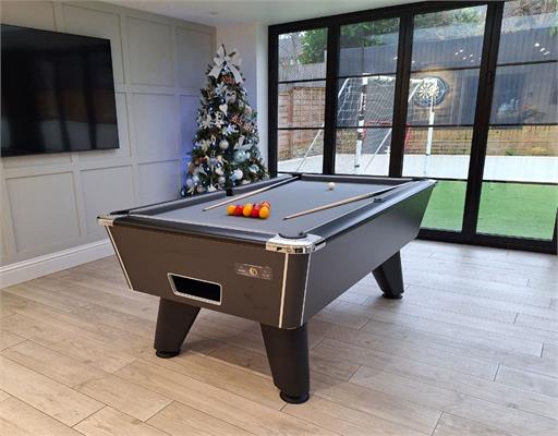 Supreme Winner Slate Bed Pool Table: All Finishes - 6ft, 7ft